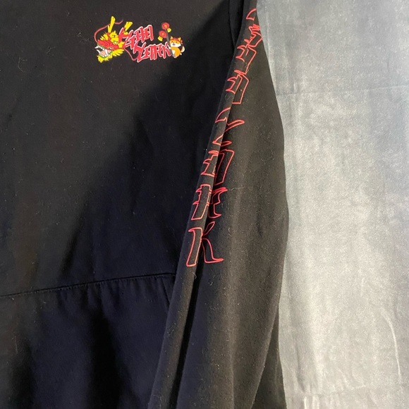 Zoo York Hoodie Youth XL Anime Dragon Sushi Graphic Print Pullover Streetwear - Picture 5 of 9